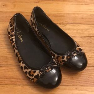 Cole Haan leopard flats Nike sole